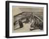 The Anglo-American Yacht-Race, on Board the Cambria-null-Framed Giclee Print