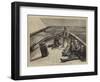 The Anglo-American Yacht-Race, on Board the Cambria-null-Framed Giclee Print