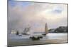 The Anglo American Yacht Race round the Isle of Wight, August 22nd 1851-Oswald Walters Brierly-Mounted Giclee Print