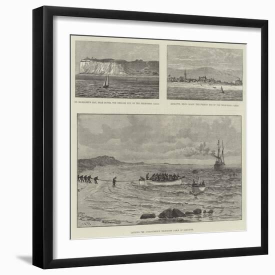 The Anglo-French Submarine Telephone-null-Framed Giclee Print