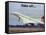 The Anglo-French Supersonic Passenger Plane Leaves the Ground at Heathrow Airport-null-Framed Stretched Canvas