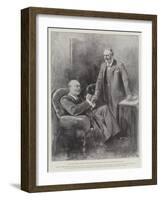 The Anglo-German Alliance, Mr Balfour at the Foreign Office, a Call from Count Hatzfeldt-Thomas Walter Wilson-Framed Giclee Print