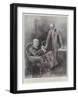 The Anglo-German Alliance, Mr Balfour at the Foreign Office, a Call from Count Hatzfeldt-Thomas Walter Wilson-Framed Giclee Print