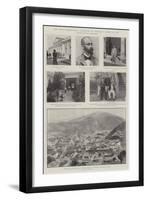 The Anglo-German-Italian Ultimatum to Venezuela, Scenes in the Recalcitrant Republic-Charles Auguste Loye-Framed Giclee Print