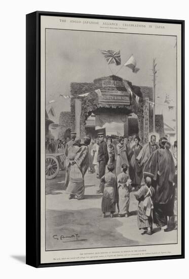 The Anglo-Japanese Alliance, Celebrations in Japan-G.S. Amato-Framed Stretched Canvas
