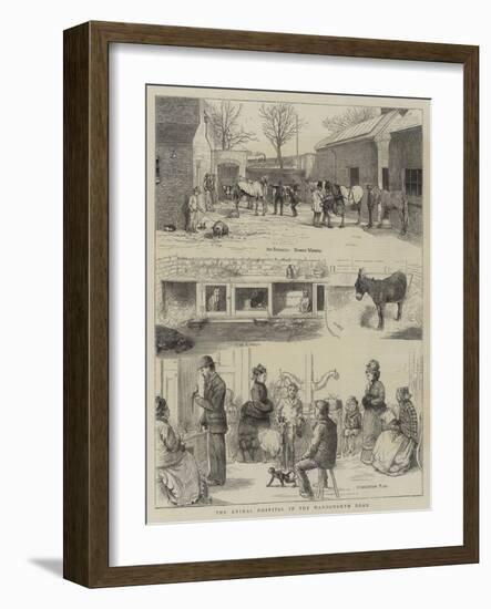 The Animal Hospital in the Wandsworth Road-null-Framed Giclee Print