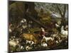 The Animals Board Noah's Ark-Jacopo Bassano-Mounted Giclee Print