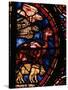 The Animals Boarding Noah's Ark, from the Noah-Window, 13th circa Stained Glass-null-Stretched Canvas