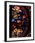 The Animals Boarding Noah's Ark, from the Noah-Window, 13th circa Stained Glass-null-Framed Giclee Print