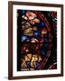 The Animals Boarding Noah's Ark, from the Noah-Window, 13th circa Stained Glass-null-Framed Giclee Print