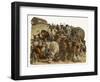 The Animals Emerge Two by Two from Noah's Ark-null-Framed Photographic Print