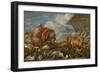 The Animals Entering Noahs Ark by Giovanni Benedetto Castiglione-Giovanni Benedetto Castiglione-Framed Giclee Print
