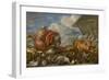 The Animals Entering Noahs Ark by Giovanni Benedetto Castiglione-Giovanni Benedetto Castiglione-Framed Giclee Print