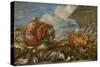 The Animals Entering Noahs Ark by Giovanni Benedetto Castiglione-Giovanni Benedetto Castiglione-Stretched Canvas