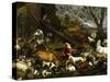 The Animals Entering the Arc, Ca. 1570-Jacopo Bassano-Stretched Canvas