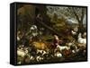 The Animals Entering the Arc, Ca. 1570-Jacopo Bassano-Framed Stretched Canvas