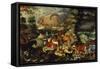 The Animals Entering the Ark-Jacob II Savery-Framed Stretched Canvas