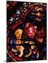 The Animals Leaving Noah's Ark, Stained Glass-null-Mounted Giclee Print