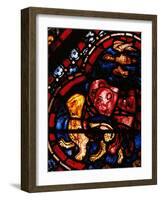 The Animals Leaving Noah's Ark, Stained Glass-null-Framed Giclee Print