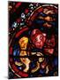 The Animals Leaving Noah's Ark, Stained Glass-null-Mounted Giclee Print