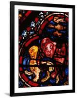 The Animals Leaving Noah's Ark, Stained Glass-null-Framed Giclee Print