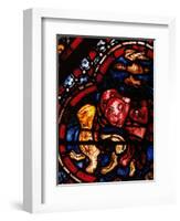 The Animals Leaving Noah's Ark, Stained Glass-null-Framed Giclee Print