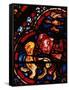 The Animals Leaving Noah's Ark, Stained Glass-null-Framed Stretched Canvas