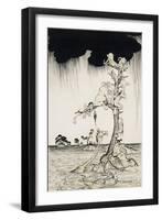 'The Animals You Know Are Not As They Are Now'-Arthur Rackham-Framed Premium Giclee Print