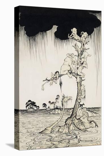 'The Animals You Know Are Not As They Are Now'-Arthur Rackham-Stretched Canvas