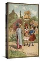 The Annamite Village, Exposition Universelle, Paris, 1889-null-Stretched Canvas