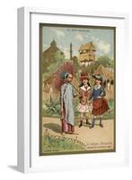 The Annamite Village, Exposition Universelle, Paris, 1889-null-Framed Giclee Print