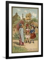 The Annamite Village, Exposition Universelle, Paris, 1889-null-Framed Giclee Print