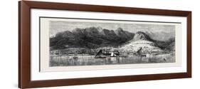 The Annexation of the Fiji Islands: View of Levuka from the Anchorage-null-Framed Giclee Print