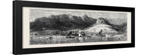 The Annexation of the Fiji Islands: View of Levuka from the Anchorage-null-Framed Premium Giclee Print