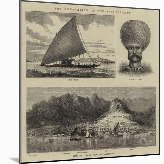 The Annexation of the Fiji Islands-null-Mounted Giclee Print