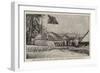 The Annexation of the Gilbert Islands, Hoisting the British Flag-null-Framed Giclee Print