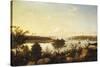 The Annisquam River Looking Toward Ipswich Bay-Fitz Hugh Lane-Stretched Canvas