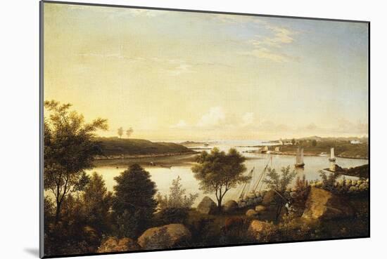 The Annisquam River Looking Toward Ipswich Bay-Fitz Hugh Lane-Mounted Giclee Print