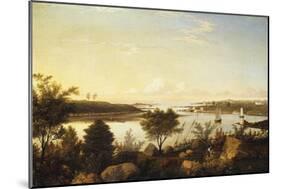 The Annisquam River Looking Toward Ipswich Bay-Fitz Hugh Lane-Mounted Giclee Print