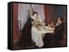 The Anniversary, "I Love Thee to the Level of Everyday's Most Quiet Need" - Elizabeth Barrett…-Albert Chevallier Tayler-Framed Stretched Canvas