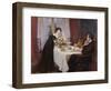 The Anniversary, "I Love Thee to the Level of Everyday's Most Quiet Need" - Elizabeth Barrett…-Albert Chevallier Tayler-Framed Giclee Print