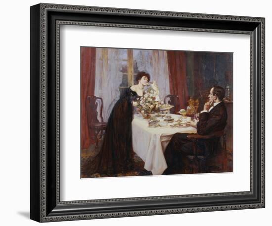 The Anniversary, "I Love Thee to the Level of Everyday's Most Quiet Need" - Elizabeth Barrett…-Albert Chevallier Tayler-Framed Giclee Print