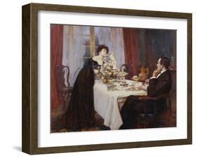 The Anniversary, "I Love Thee to the Level of Everyday's Most Quiet Need" - Elizabeth Barrett…-Albert Chevallier Tayler-Framed Giclee Print