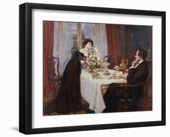 The Anniversary, "I Love Thee to the Level of Everyday's Most Quiet Need" - Elizabeth Barrett…-Albert Chevallier Tayler-Framed Giclee Print