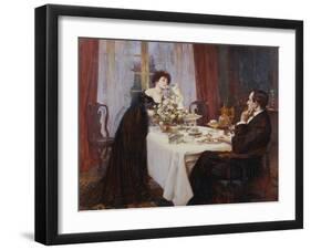 The Anniversary, "I Love Thee to the Level of Everyday's Most Quiet Need" - Elizabeth Barrett…-Albert Chevallier Tayler-Framed Giclee Print