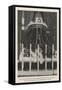 The Anniversary of the Assassination of King Humbert, the Catafalque in the Pantheon at Rome-null-Framed Stretched Canvas