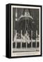 The Anniversary of the Assassination of King Humbert, the Catafalque in the Pantheon at Rome-null-Framed Stretched Canvas