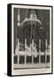 The Anniversary of the Assassination of King Humbert, the Catafalque in the Pantheon at Rome-null-Framed Stretched Canvas