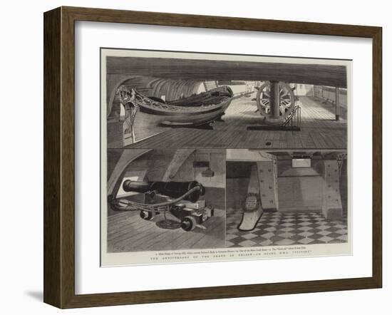 The Anniversary of the Death of Nelson, on Board HMS Victory-William Edward Atkins-Framed Giclee Print