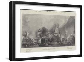 The Anniversary of Trafalgar, the Battle of Trafalgar, 21 October 1805-null-Framed Giclee Print